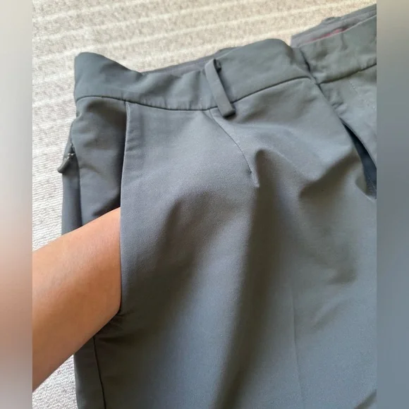 Nike Dri-Fit Tiger Woods Collection Pleated Pants 32x32 M Grey Golf performance
